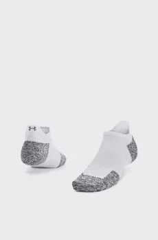 Белые носки UA AD Run Cushion 1pk NS Tab Белый 47.5-50.5 Under Armour 1376075-100