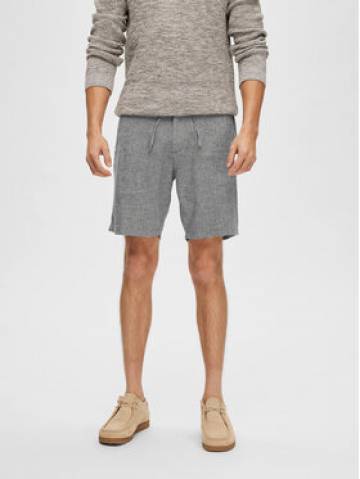 Selected Homme Шорти з тканини Slhregular-Brody 16087638 Сірий Regular Fit Selected Homme Шорти з тканини Slhregular-Brody 16087638 Сірий Regular Fit