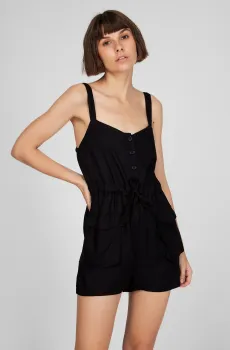 Женский черный комбинезон Черный S Tally Weijl SCBVIUTILY