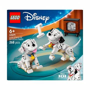 Конструктор LEGO Disney 101 далматинец: Лаки и Пенни, 268 деталей, от 6 лет (43271) Конструктор LEGO Disney 101 далматинец: Лаки и Пенни, 268 деталей, от 6 лет (43271)