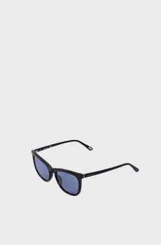 Женские черные солнцезащитные очки Plastic Sun Glasses Rectangular Full rim Черный ONESIZE Gant GA8070/5201V