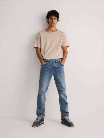 Reserved - Джинси slim із вареним ефектом - синій - YU860-50J Reserved - Джинси slim із вареним ефектом - синій - YU860-50J