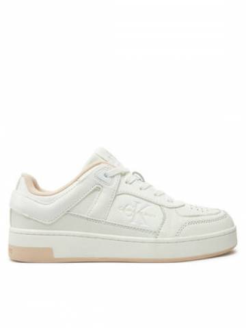 Calvin Klein Jeans Снікерcи Basket Cupsole Low Mix YW0YW01650 Білий Calvin Klein Jeans Снікерcи Basket Cupsole Low Mix YW0YW01650 Білий