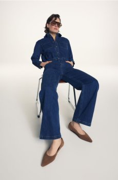 Reserved - LADIES` BALLERINAS - темно коричневий - 664ID-89X