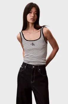 Женская майка в полоску MONOLOGO Разноцветный XS Calvin Klein Jeans LV047F832G