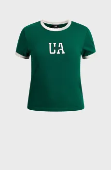Детская зеленая футболка G Ringer Tee Зеленый 14 Under Armour 6013512-312