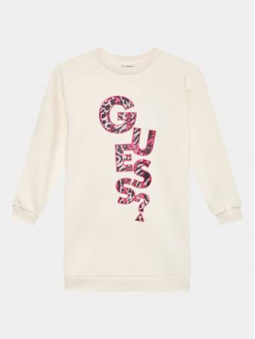 Guess Повсякденна сукня J3BK01 KAZQ2 Écru Regular Fit Guess Повсякденна сукня J3BK01 KAZQ2 Écru Regular Fit