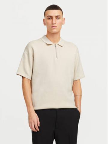 Jack&Jones Поло Troy 12269617 Бежевий Relaxed Fit Jack&Jones Поло Troy 12269617 Бежевий Relaxed Fit