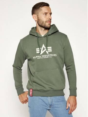 Alpha Industries Світшот Basic 178312 Зелений Regular Fit Alpha Industries Світшот Basic 178312 Зелений Regular Fit