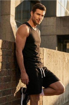 Трикотажні шорти - чорний