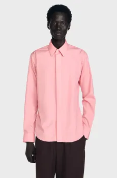 Мужская розовая рубашка Розовый M Sandro SHPCM01539_Baby pink