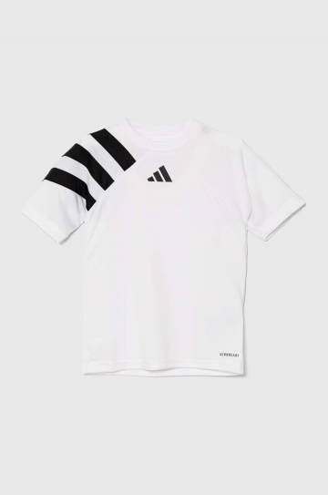 Детская футболка adidas Performance FORTORE23 JSY Y цвет белый узорный IK5742 Детская футболка adidas Performance FORTORE23 JSY Y цвет белый узорный IK5742