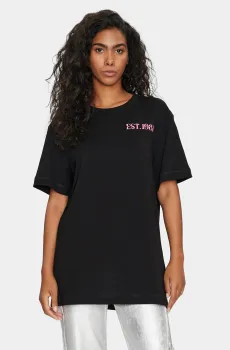 Женская черная футболка Черный XS Guess W4GI19.JA914;JBLK