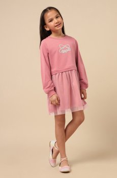 U.S. Polo Assn. Kids Embellished A-Line Dress