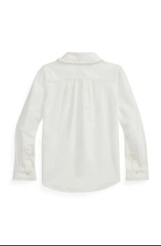 Детская хлопковая рубашка Polo Ralph Lauren