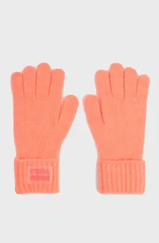 Женские оранжевые перчатки Оранжевый M Bimba Y Lola 242BAGU14.10206