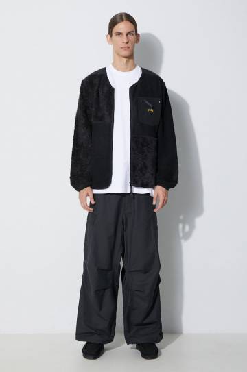 Брюки Maharishi Oversized Tobi Cargo Snopants мужские цвет чёрный со шнуровкой 4615.BLACK Брюки Maharishi Oversized Tobi Cargo Snopants мужские цвет чёрный со шнуровкой 4615.BLACK