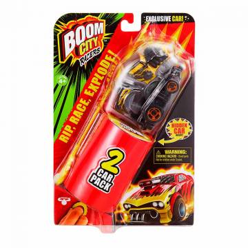Набір-сюрприз Boom city racers Roastd 2 машинки з пусковим пристроєм (40058) Набір-сюрприз Boom city racers Roastd 2 машинки з пусковим пристроєм (40058)