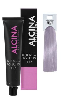 Тонирующая краска для волос Alcina Color Creme Intensive-Toning 10.6+ Light-Light Blonde Violet Plus, 60 мл