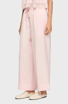 Женские пудровые брюки Розовый 34 Sandro SFPPA01919_Light Pink