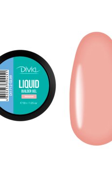 Гель для наращивания ногтей Divia Liquid Builder Gel GL09 Mousse, 30 г