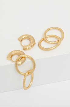 Позолоченные серьги Sessun