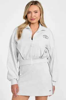Женская светло-серая спортивная кофта Серый L Guess V5GQ04.KCS01;H00F