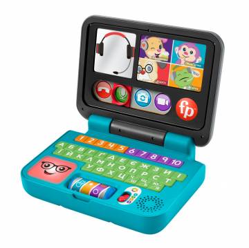 Інтерактивний ноутбук Fisher-Price Laugh and learn Веселе спілкування (HHH09) Інтерактивний ноутбук Fisher-Price Laugh and learn Веселе спілкування (HHH09)