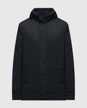 Синяя пуховая куртка PETRINI