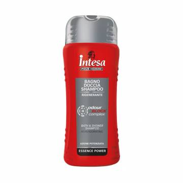 Мужской шампунь-гель для душа Intesa Pour Homme Reinvigorating Bath & Shower Shampoo Essence Power, 500 мл Мужской шампунь-гель для душа Intesa Pour Homme Reinvigorating Bath & Shower Shampoo Essence Power, 500 мл