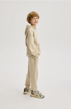 Reserved - Бавовняні джогери з начосом - бежевий - 148FI-08X