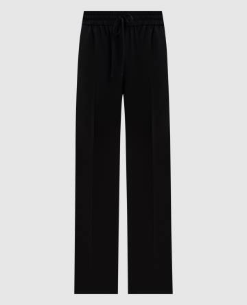 Черные брюки с логотипом Черные брюки с логотипом