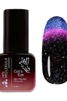 Светоотражающий гель-лак для ногтей Nails Molekula Professional Flash Dragon Eyes Gel Polish DE04, 6 мл