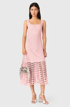 Женское розовое платье Розовый 40 MAJE MFPRO04821_Pink