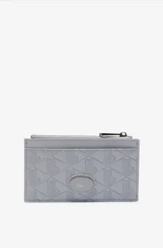 Мужской серый кожаный кошелек Серый ONESIZE Lacoste NH4574MRQ81