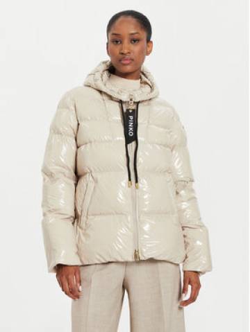 Pinko Пуховик Eleodoro 101597 A11K Бежевий Regular Fit Pinko Пуховик Eleodoro 101597 A11K Бежевий Regular Fit