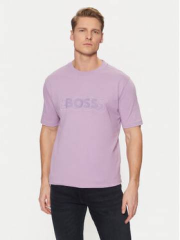 BOSS Футболка 50531271 Фіолетовий Regular Fit BOSS Футболка 50531271 Фіолетовий Regular Fit