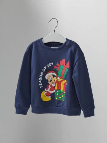 Світшот crewneck Mickey Mouse - темно-синій Світшот crewneck Mickey Mouse - темно-синій