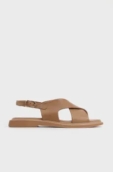 Женские коричневые кожаные сандалии Коричневый 39 Respect 581306-210