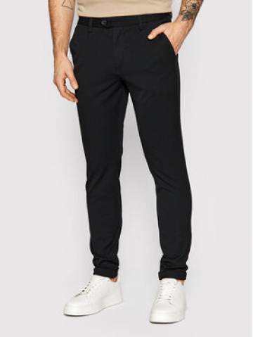 Jack&Jones Штани з тканини Marco 12159954 Чорний Slim Fit Jack&Jones Штани з тканини Marco 12159954 Чорний Slim Fit