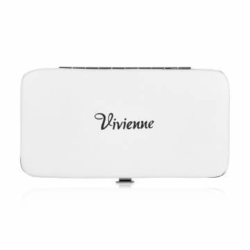 Пенал-книжка Vivienne с магнитом, белый, 15.8 см