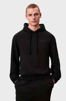Мужское черное худи L/S Черный S Calvin Klein LV00NM2930