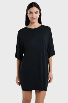 Женская черная ночная рубашка KATE Черный L-XL Etam 6557922