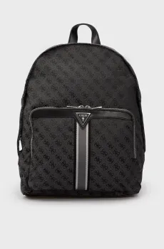 Мужской серый рюкзак с узором Серый ONESIZE Guess HMMISTP5111