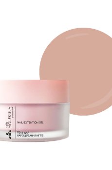 Гель для наращивания ногтей Nails Molekula Professional Builder Gel Mousse, MB211 Warm Beige, 15 мл