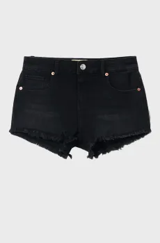 Женские черные джинсовые шорты Черный 32 Tally Weijl SSHDELESLIE