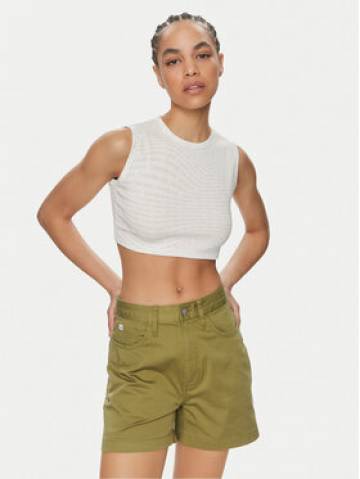 Calvin Klein Jeans Топ J20J223163 Білий Slim Fit Calvin Klein Jeans Топ J20J223163 Білий Slim Fit