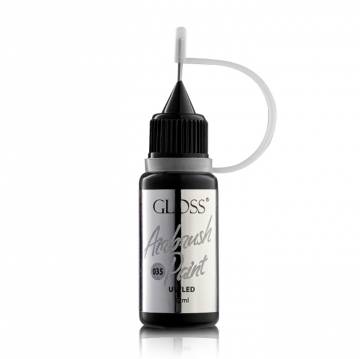 Краска для аэрографа Gloss Airbrush Paint UV/LED 035, 12 мл Краска для аэрографа Gloss Airbrush Paint UV/LED 035, 12 мл
