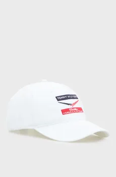 Мужская белая кепка TH X CF1 CHEVRON Белый ONESIZE Tommy Hilfiger AU0AU02091