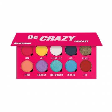 Палитра теней для век Makeup Obsession Be Crazy About Eyeshadow Palette, 13 г Палитра теней для век Makeup Obsession Be Crazy About Eyeshadow Palette, 13 г